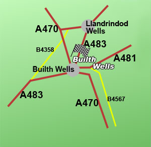 Builth Wells rally stage, Mid Wales