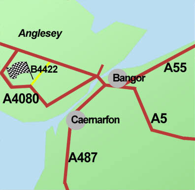 Anglesey rally stage, North Wales