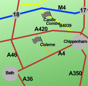 castle combe rally stage