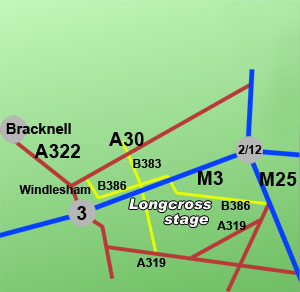 longcross rally stage