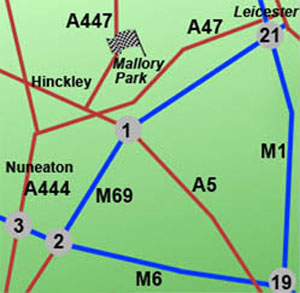 mallory park rally stage