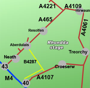 rhondda rally stage