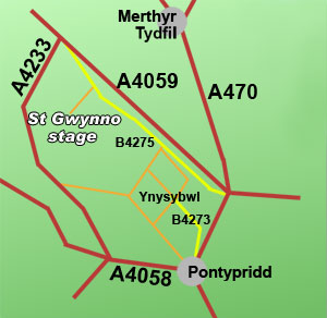 st gwynno rally stage