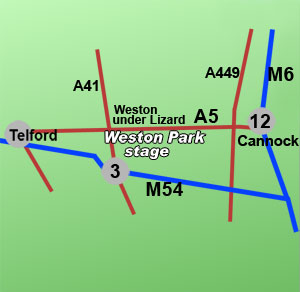 weston park rally stage